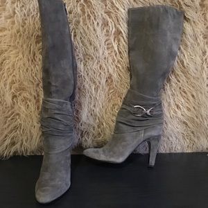 Antonio Melani Suede Knee High Boots